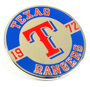 Texas Rangers Established 1972 Circle Pin