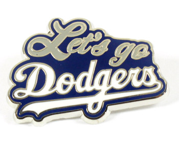 Los Angeles Dodgers "Let's Go Dodgers" Pin