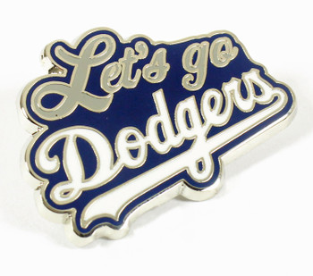 Los Angeles Dodgers "Let's Go Dodgers" Pin