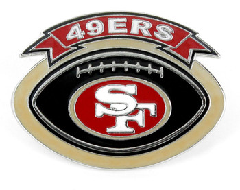 Vintage Flair Button Pin SAN FRANCISCO 49ers Football (with helmet