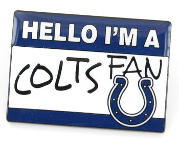 Indianapolis Colts Name Tag Pin