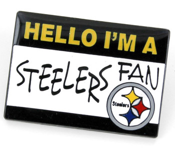 Pittsburgh Steelers Name Tag Pin