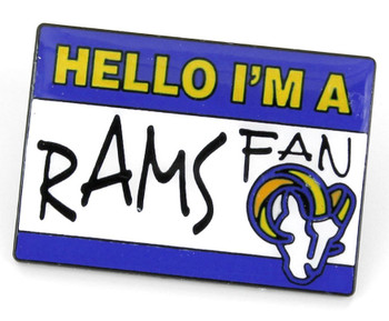 Los Angeles Rams Name Tag Pin