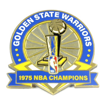 Golden State Warriors 1975 NBA Champions Pin - Limited 1,000 Golden State Warriors 1975 NBA Champions Pin - Limited 1,000