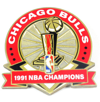 Chicago Bulls 1991 NBA Champions Pin - Limited 1,000