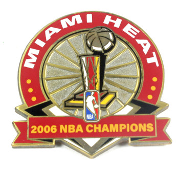 Miami Heat 2006 NBA Champions Pin - Limited 1,000