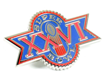 Super Bowl XXVI (26) Logo Pin