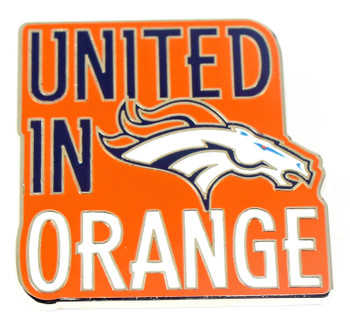 Denver Broncos Slogan Pin