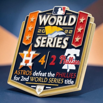 2022 World Series Commemorative Pin - Astros vs. Phillies Limited 1,000