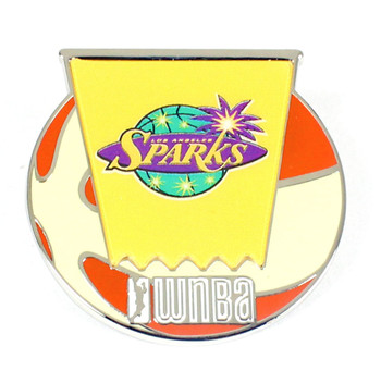 Los Angeles Sparks Basketball Pin