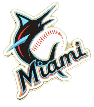 Miami Marlins Secondary Logo Pin