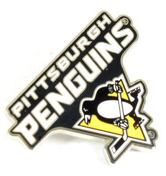 Pittsburgh Penguins Logo w/ Wordmark Pin