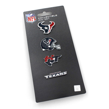 Houston Texans Logo Evolution Pin Set