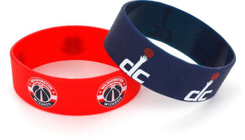 Washington Wizards Wide Wristbands (2 Pack) Washington Wizards Wide Wristbands (2 Pack)