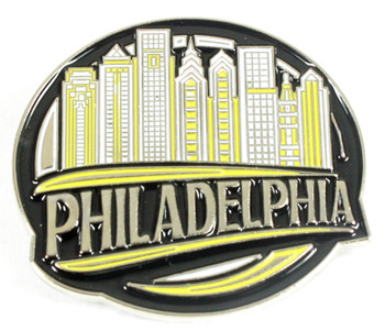 Philadelphia Skyline Pin