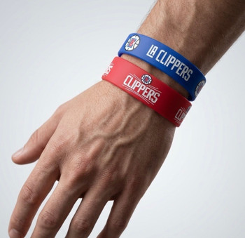 Los Angeles Clippers Wide Wristbands (2 Pack)