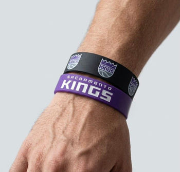 Sacramento Kings Wide Wristbands (2 Pack)