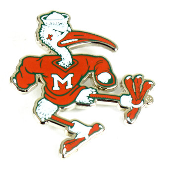 Miami Hurricanes Mascot Pin