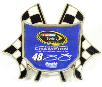 Jimmie Johnson Six Time Sprint Cup Champion Pin