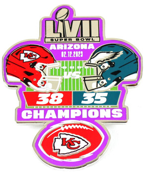 Super Bowl LVII (57) Champions Ultimate Pin - Limited 1,000 - Medium Style (Ships 6/1)