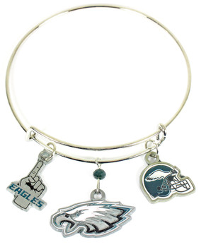 Philadelphia Eagles Charm Adjustable Bracelet
