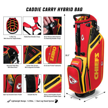 Michigan Wolverines Hybrid Golf Bag