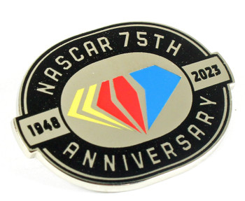 NASCAR 75th Anniversary Logo Pin