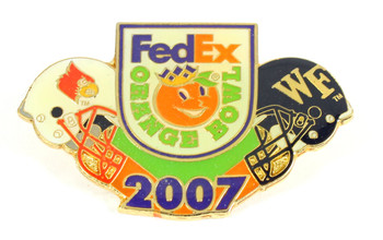 2007 Orange Bowl Dueling Pin - Louisville vs. Wake Forest