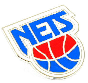 Brooklyn Nets Vintage Retro Logo Pin