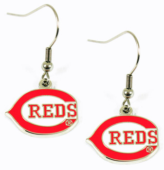 Cincinnati Reds Logo Earrings