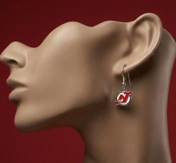 New Jersey Devils Dangler Earrings