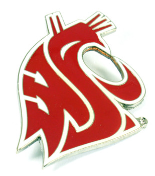 Washington State Grande Logo Pin - 2"