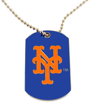 New York Mets Dog Tag Necklace