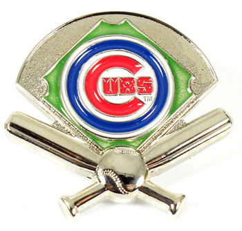 Chicago Cubs Cross Bats Field Pin