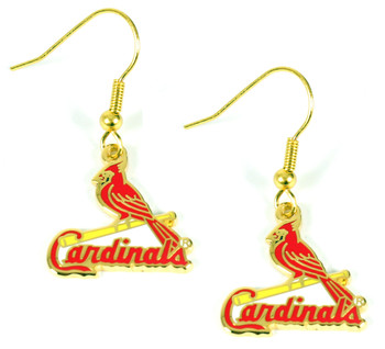 St. Louis Cardinals Earrings & Necklace Combo