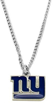 New York Giants 18" Necklace - Silver