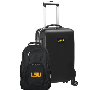 LSU Deluxe 2-Piece Backpack and Carry-on Set