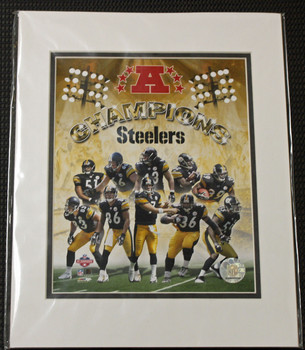 Pittsburgh Steelers 2005 AFC Champions 8" x 10" Double Matted Photo