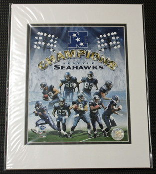 Seattle Seahawks 2005 NFC Champions 8" x 10" Double Matted Photo
