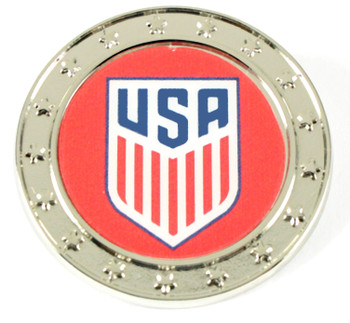 United States Soccer Stars Logo Pin