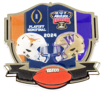 2024 Sugar Bowl Pin Texas vs. Washington Dueling Pin