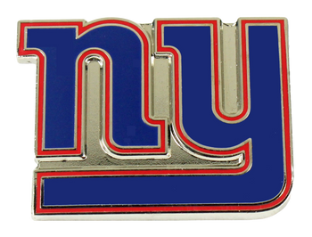 New York Giants Logo Pin w/ Red