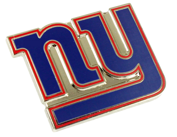 New York Giants Logo Pin w/ Red