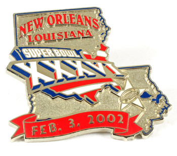 Super Bowl XXXVI (36) Louisiana State Pin
