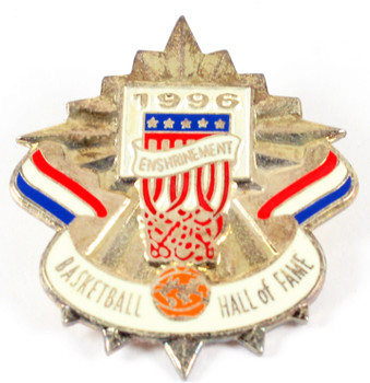 1996 NBA Hall of Fame Enshrinement Pin