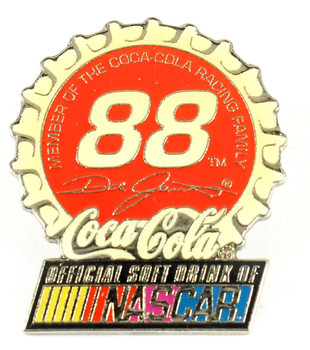 Dale Jarrett #88 Coca-Cola Cap Pin