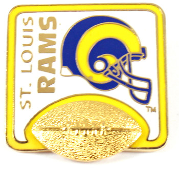 St. Louis Rams 3-D Football Helmet Pin