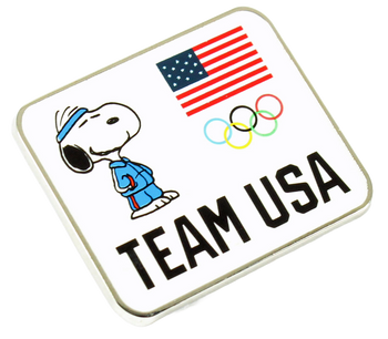 Paris 2024 Olympics Team USA Peanuts Snoopy Pin