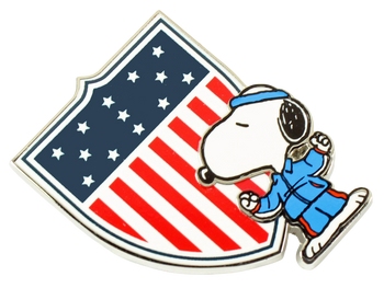 Milan Cortina 2026 Olympics Team USA Peanuts Snoopy Pin
