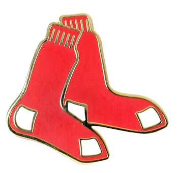 Boston Red Sox Logo Pin- Gold Plated - 1"